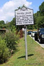 Saluda Historical marker